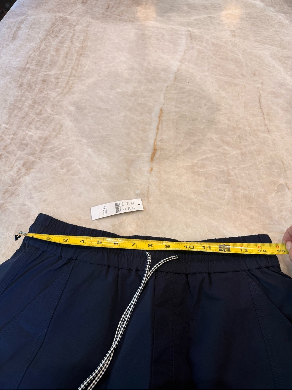 NWT J. Crew Women’s Navy Pull-On Shorts with Drawstring - Small - Picture 4 of 6